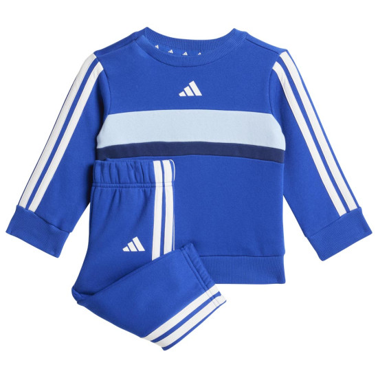Adidas Βρεφικές φόρμες σετ Essentials Tiberio 3-Stripes Fleece Crew Set